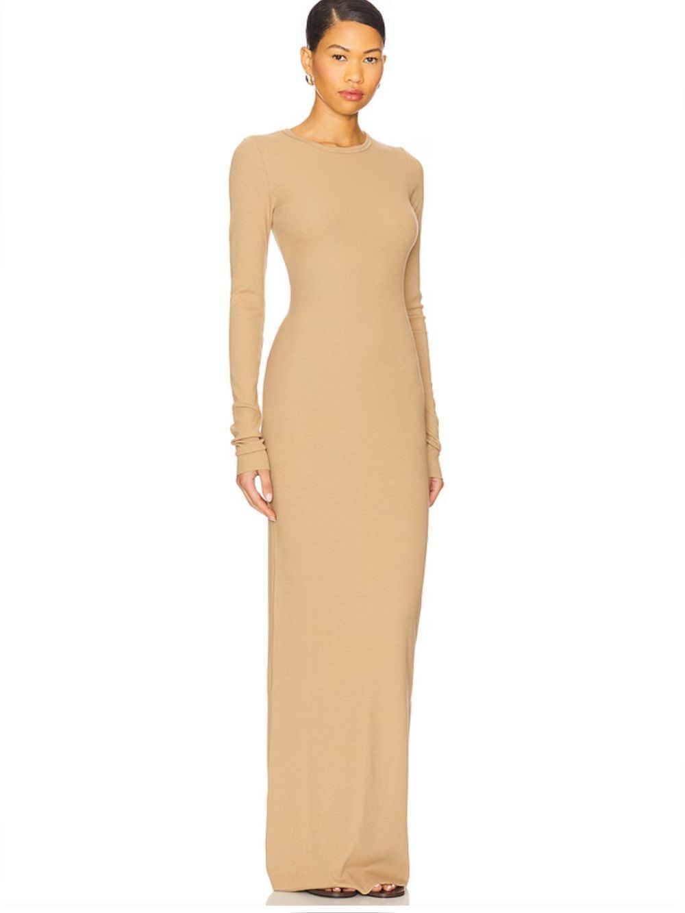 ETERNE Long Sleeve Crewneck Maxi Dress SIZE SMALL new with tags